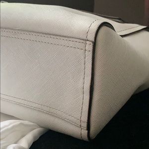 Coach | Bags | Coach Satchel White Mini Riley With Dust Bag | Poshmark